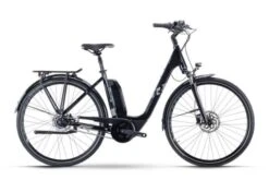 R Raymon CityRay E 4.0 28" Jalkajarrullinen - Sähkökaupunkipyörä -Polkun Kauppa ray 21 cityraye 40 black grey front