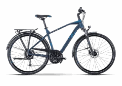 R Raymon TourRay 4.0 - Retkipyörä - Sininen -Polkun Kauppa ray 21 tourray 40 gent darkblue bluematt front