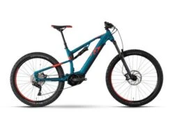 R Raymon TrailRay 160E 7.0 29/27.5" - Sähkömaastopyörä - Sininen -Polkun Kauppa ray trailray160e70 blue red black front 1