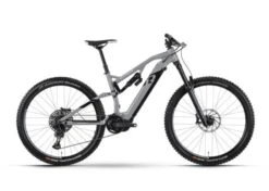 R Raymon TrailRay 140E 10.0 - Täysjousitettu Sähkömaastopyörä -Polkun Kauppa ray trailray 140 e100 29 grey black white front