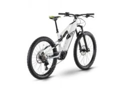 R Raymon TrailRay 160E 7.0 29/27.5" - Sähkömaastopyörä - Valkoinen -Polkun Kauppa ray trailray 160 e70 27 29 white back 1