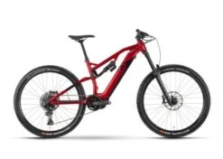 R Raymon TrailRay 160E 10.0 - Täysjousitettu Sähkömaastopyörä -Polkun Kauppa ray trailray 160 e 100 deepred front