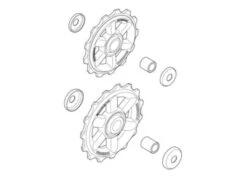 Shimano Ohjainrulla Pari 13 & 15T Altu