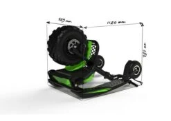 Skick Sähköpotkukelkka 1000W -Polkun Kauppa skick 37