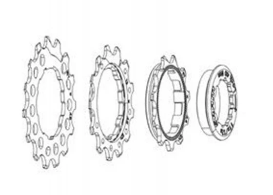 Sram Irtorattaat 11T-13T-15T, PG1210/1230 Eagle Kasettiratas 1 Sram Irtorattaat 11T-13T-15T, PG1210/1230 Eagle Kasettiratas