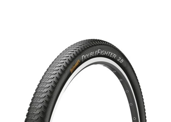 Continental Double Fighter 3 Kaupunkirengas 27.5x2.00 50-584, Musta 1 Continental Double Fighter 3 Kaupunkirengas 27.5x2.00 50-584, Musta