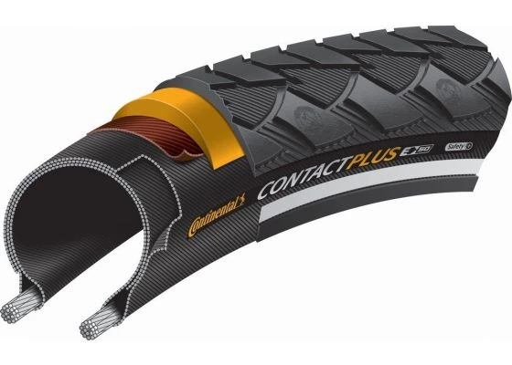 Continental Contact Plus Reflex 28x1.75 47-622, Musta 1 Continental Contact Plus Reflex 28x1.75 47-622, Musta